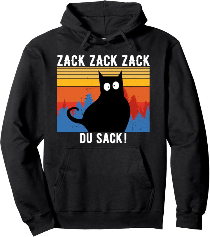 Gaming Gamer Katze Nerd Video Game Spiele Computer PC Zack Pullover Hoodie