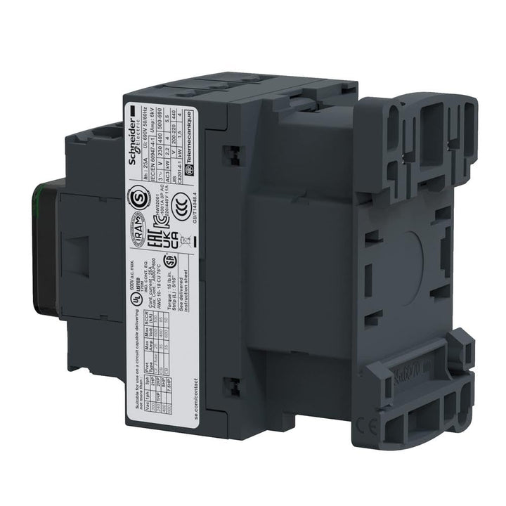 Schneider Electric - Leistungsschütz LC1D 3p, +1S+1Ö, 4 kW, 9 A, 400 V AC3, Spule 48 V AC, LC1D09E7
