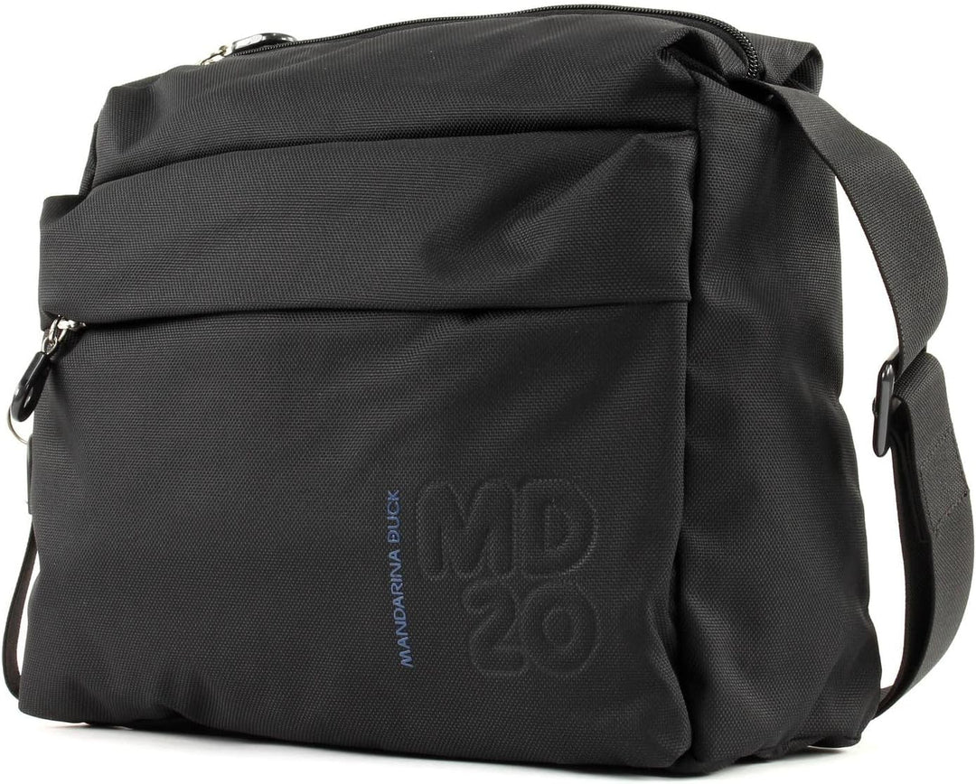 Mandarina Duck Damen Md 20 Umhängetasche, 30x26x14 (L x H x W) Schwarz, Schwarz