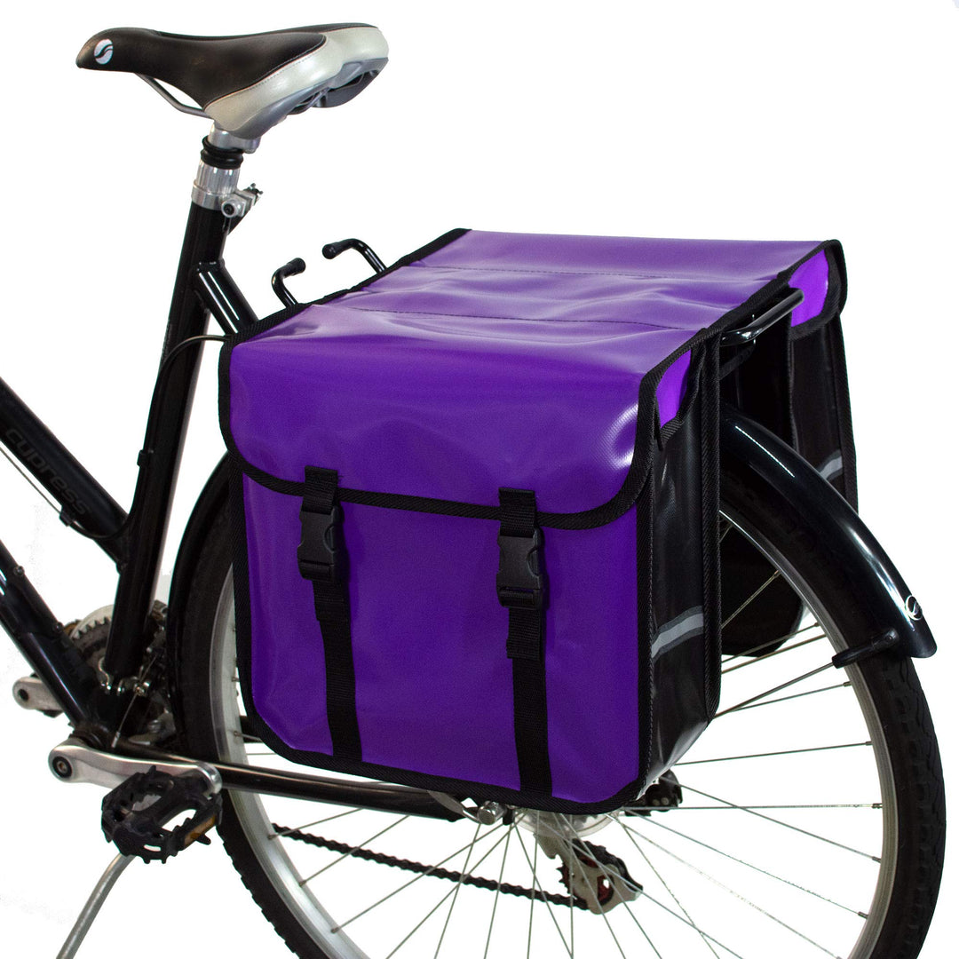 BikyBag Classic CW – wasserdichte Fahrrad-Doppeltasche, Fahrradtasche, Fahrrad, Pendler, Einkaufstas