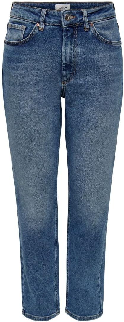 ONLY Womens Dark Blue Denim Jeans Stretch