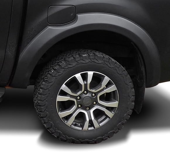 Schwarz matte 30mm Kotflügelverbreiterungen Verbreiterungen mit TÜV-Teilegutachten