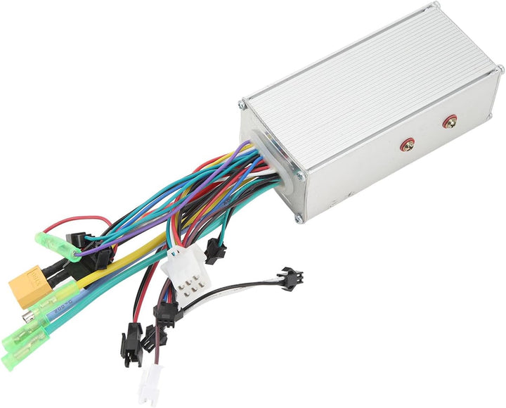 BuyWeek Elektrofahrrad Brushless Motor Controller Kit, 36V 48V 1000W 38A Sinuswelle Controller 124DX