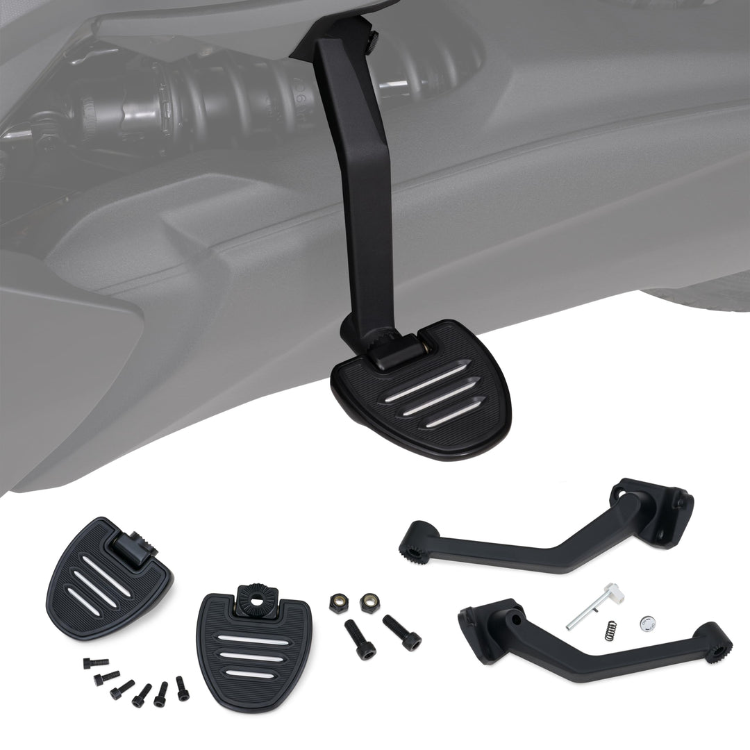Show Chrome 41-413BK Passenger Commander Fussbretter für Can-Am Ryker