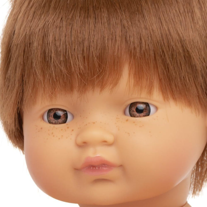 Miniland Babypuppe rothaariger Junge 38cm, 31049
