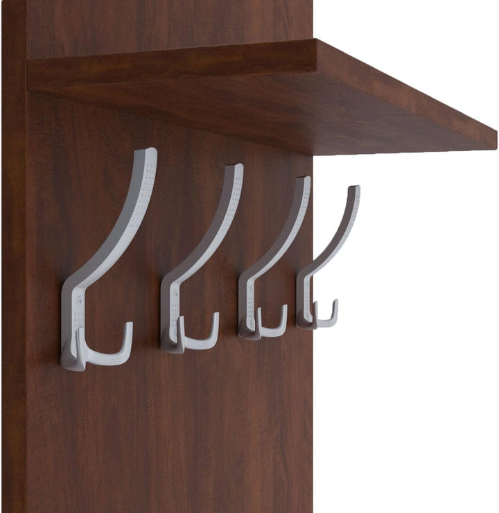 AKKE 100x60 | MAXI Garderobenpaneel Wandgarderobe Garderobe Wandpaneel Kleiderstange ALUMINIUM | CAR