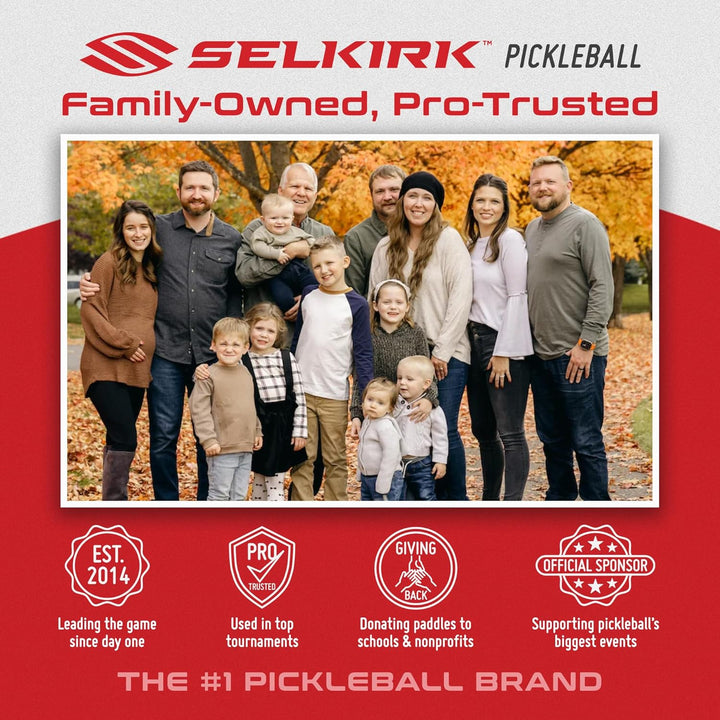 Selkirk Sport LUXX Control Pickleball-Paddel | Kohlefaser-Paddel mit Polypropylen-X7-Kern | Entwicke