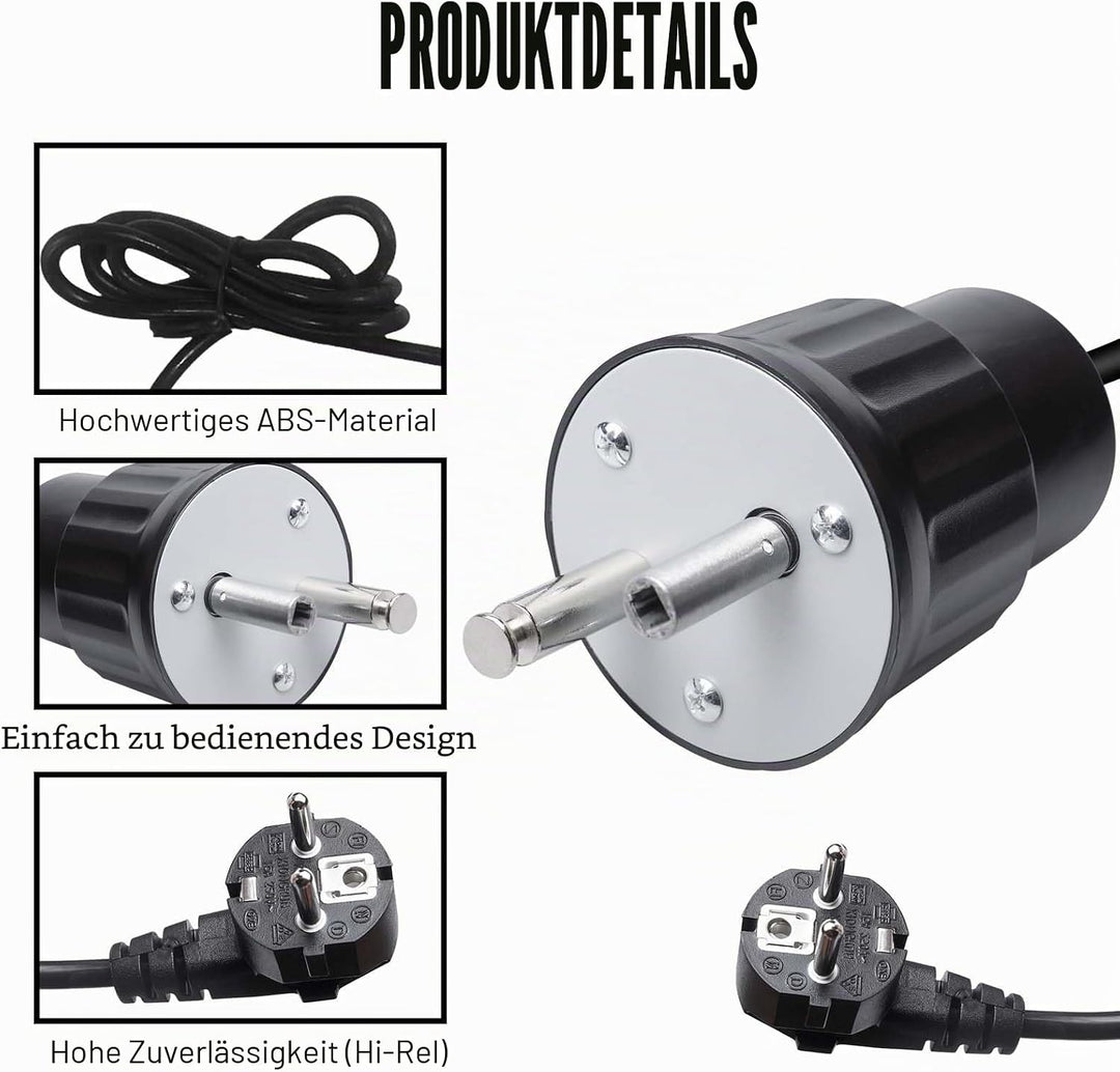 GOMETY Grillmotor, Elektromotor Grill Barbecue Motor DC 220V-240V Outdoor BBQ Drehmotor für Braten R