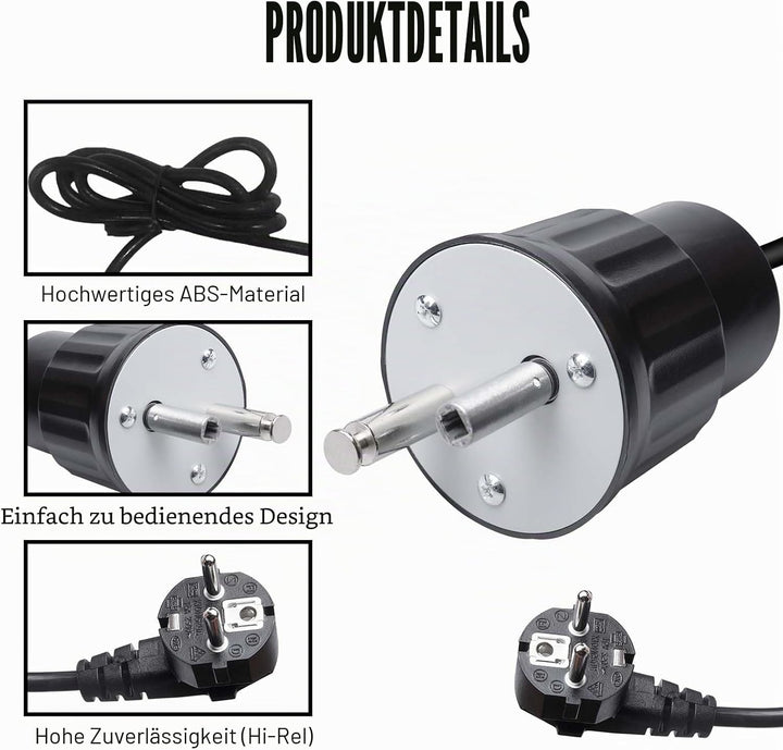 GOMETY Grillmotor, Elektromotor Grill Barbecue Motor DC 220V-240V Outdoor BBQ Drehmotor für Braten R