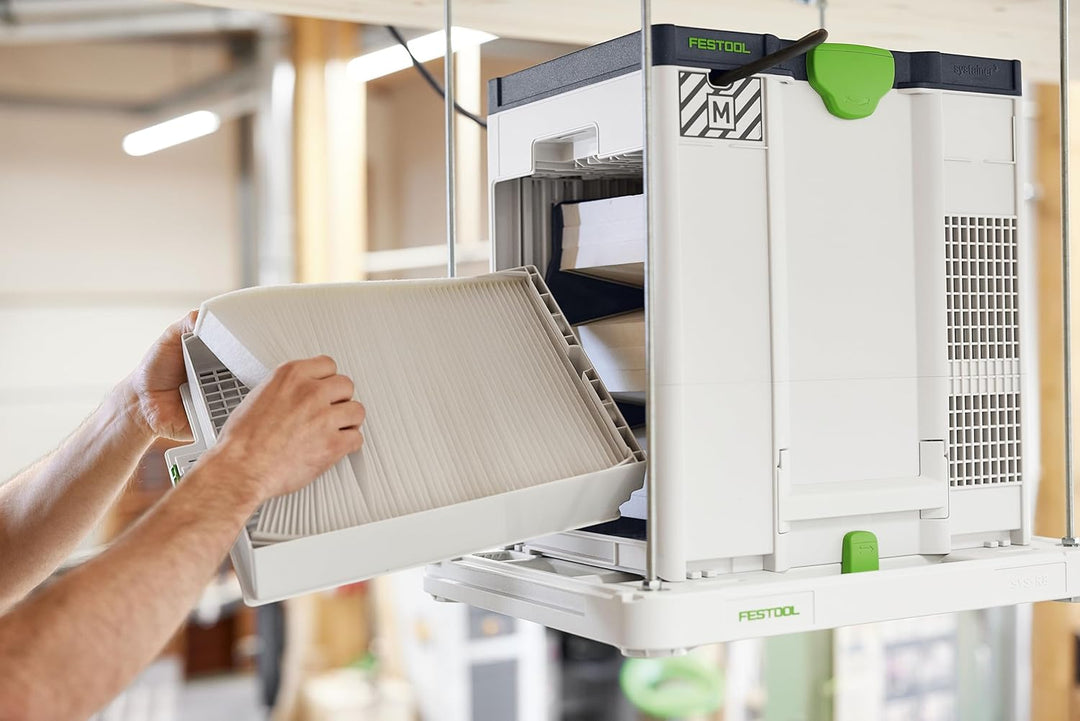 Festool Luftreiniger Sys-Air M mit Vorfilter und Hauptfilter - mobiler Luftreiniger, 200W