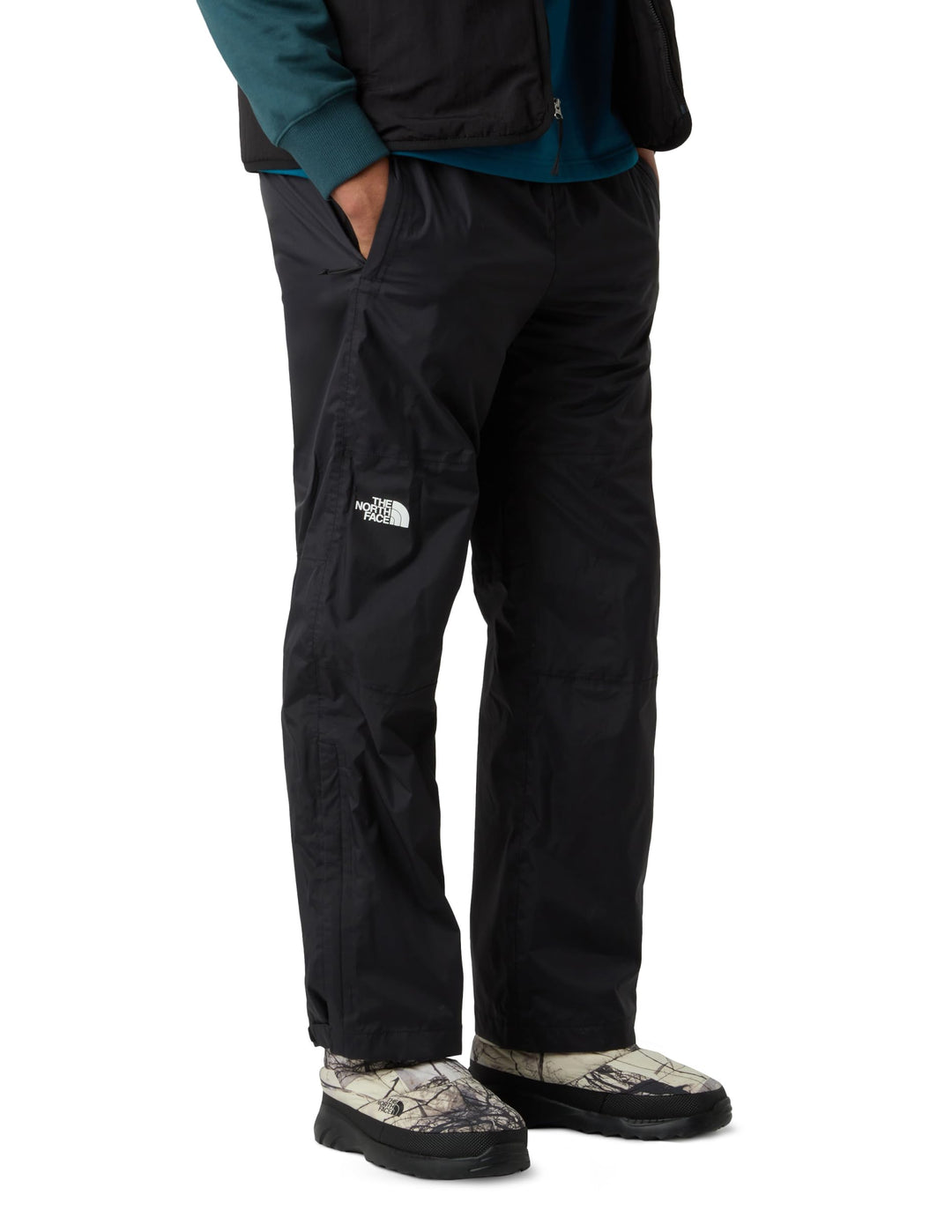 THE NORTH FACE - Herren Antora Regenhose - Wasserdicht, Atmungsaktiv - TNF Black-NPF M Tnf Black/Npf