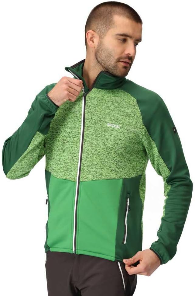 Regatta Coladane V Strickfleecejacke Herren Grün M, Grün M
