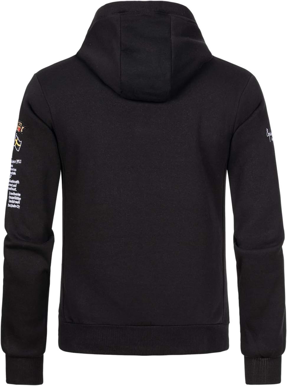Geographical Norway GYMCLASS Men - Herren Kängurutasche Hoodie Sweatshirt mit Markenlogo und Langarm