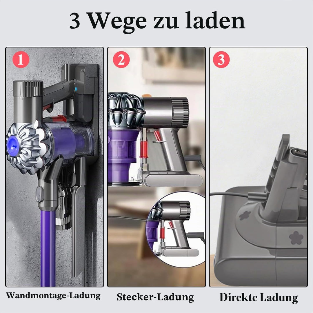 DTK Ersatzakku für Dyson V10 Akku SV12 25,2V 3600mAh Kompatibel mit V10 Fluffy Animal Absolute Motor