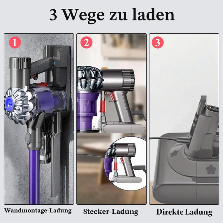 DTK Ersatzakku für Dyson V10 Akku SV12 25,2V 3600mAh Kompatibel mit V10 Fluffy Animal Absolute Motor