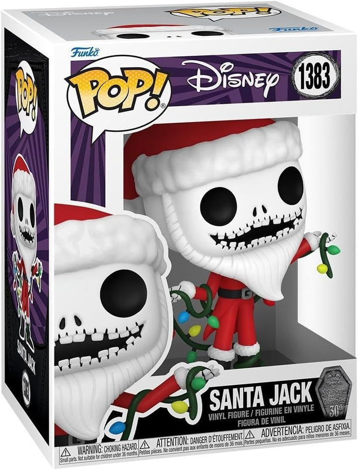 Funko Pop! Disney: The Night Before Christmas 30th - Santa Jack Skellington - The Nightmare Before C
