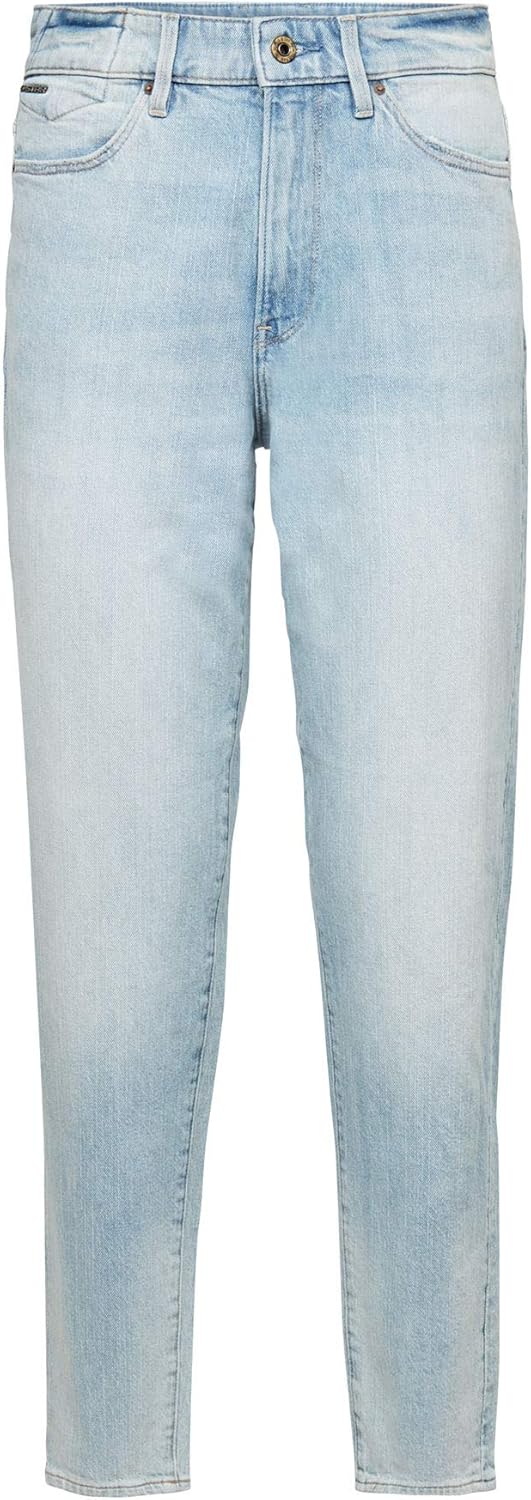 G-Star RAW Damen Janeh Ultra High Wasit Mom Ankle Straight Jeans 28W / 30L Blau (Vintage Glacial Blu