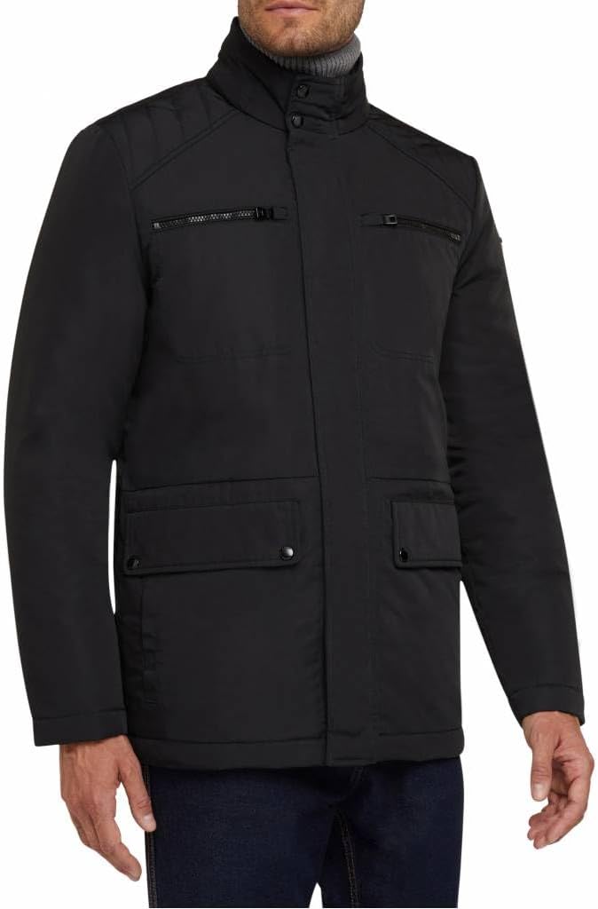 Geox Herren M Renny Jacket 46 Schwarz, 46 Schwarz