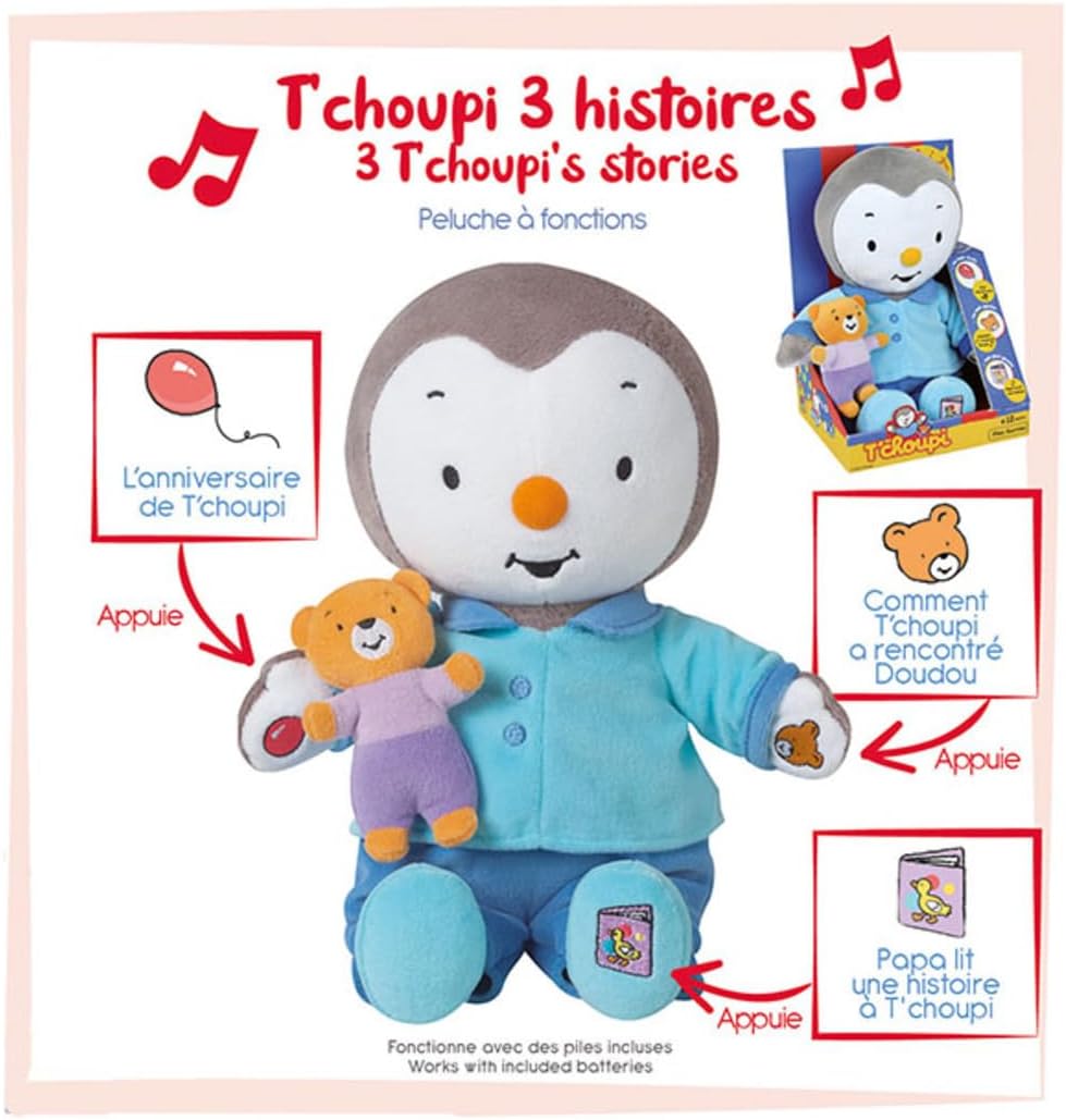 Jemini – 022857 Charley – Tell Me A Story – Interaktives Spielzeug Weich – 30 cm
