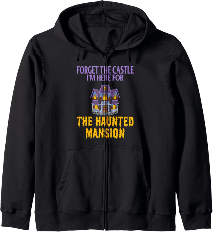 Vergessen Sie das Schloss „I'm here for the Haunted Mansion“. Kapuzenjacke