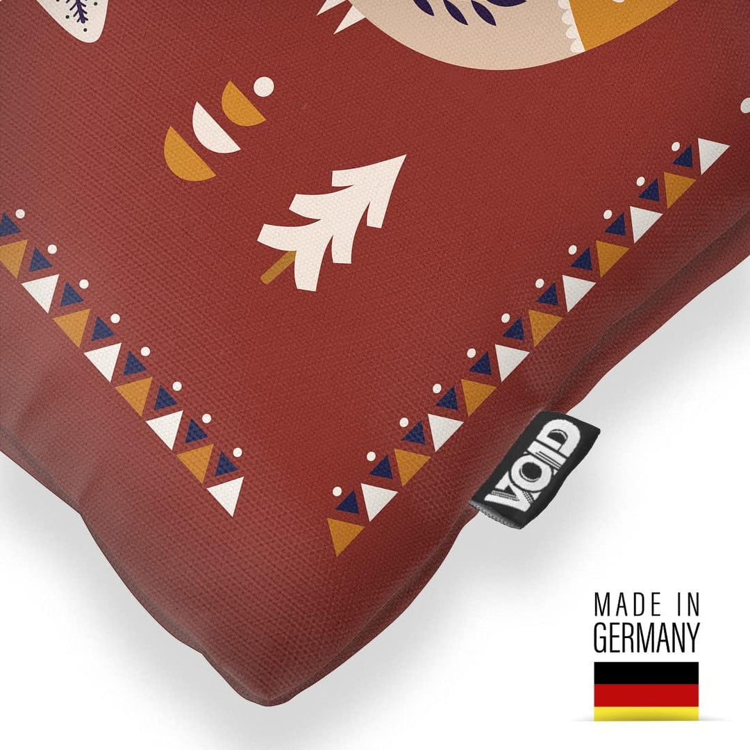 VOID Vögel Landhaus Kissenbezug Kissenhülle Sofakissen Kissen Deko Weihnachten Winter Weihnachtsdeko