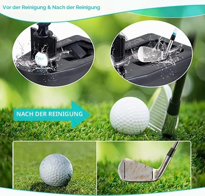 10L0L Golfball Washer, Golfschläger und Ball Reiniger für EZGO Club Car