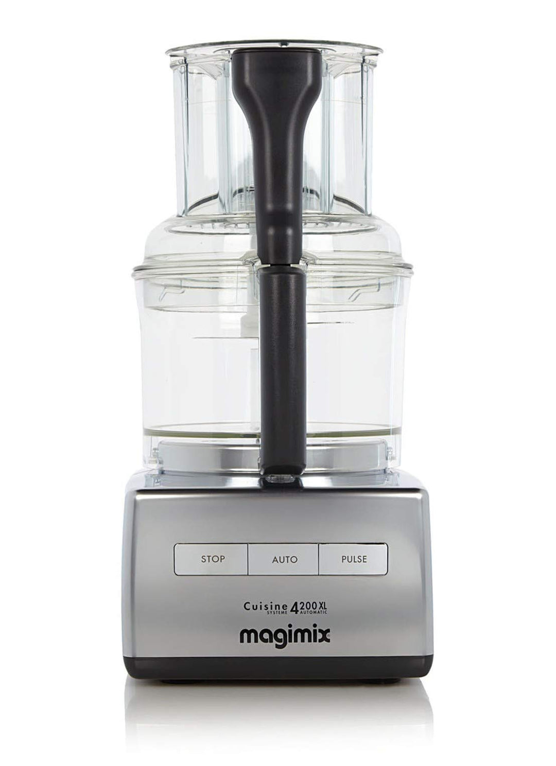 Magimix 18471EA 4200 XL Küchenmaschine, Kunststoff, Chrom