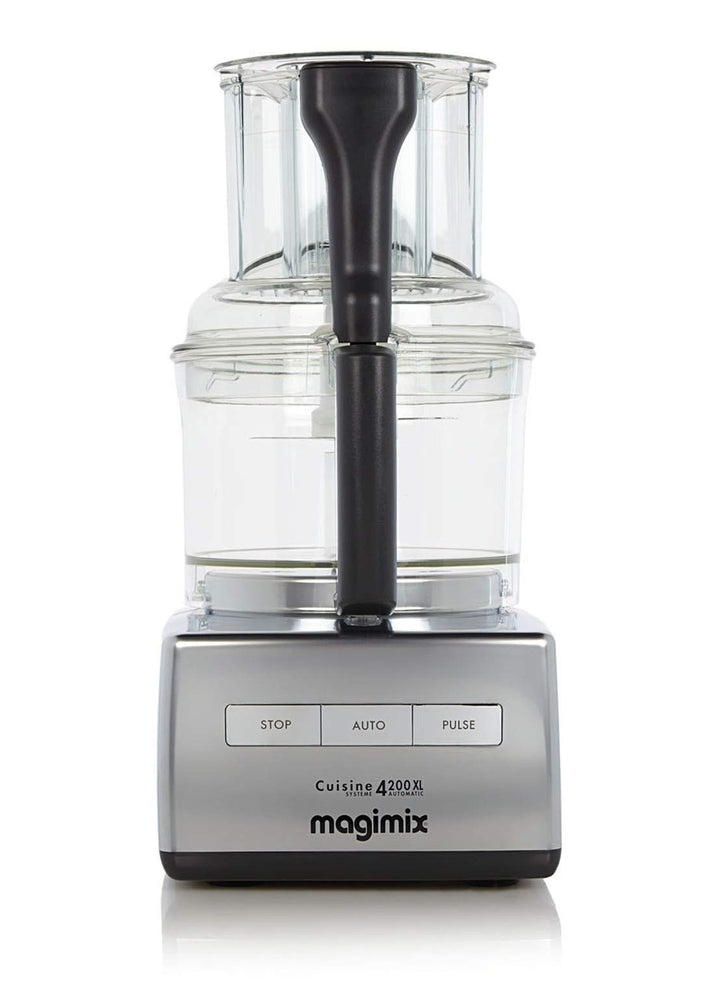 Magimix 18471EA 4200 XL Küchenmaschine, Kunststoff, Chrom