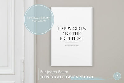 Papierschmiede® Bilder Home XXL Kunstdruck A1 (59,4x84,1 cm) Spruch Poster Zuhause Schrift Bild Wand