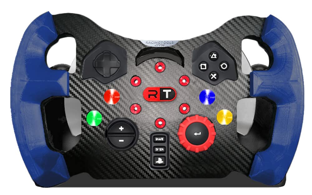 RacingTools Lenkradkrone, kompatibel mit Logitech G29/G923 – Modell: GTR Dunkelblau, Dunkelblau