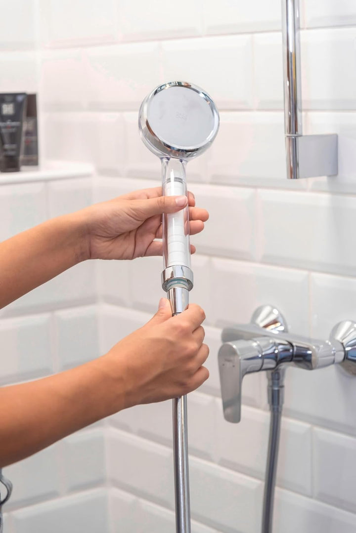 Wassersparender Hochdruck-Duschkopf Vitapresso mit 1x ACF-Filter und 1x Sediment-Filter