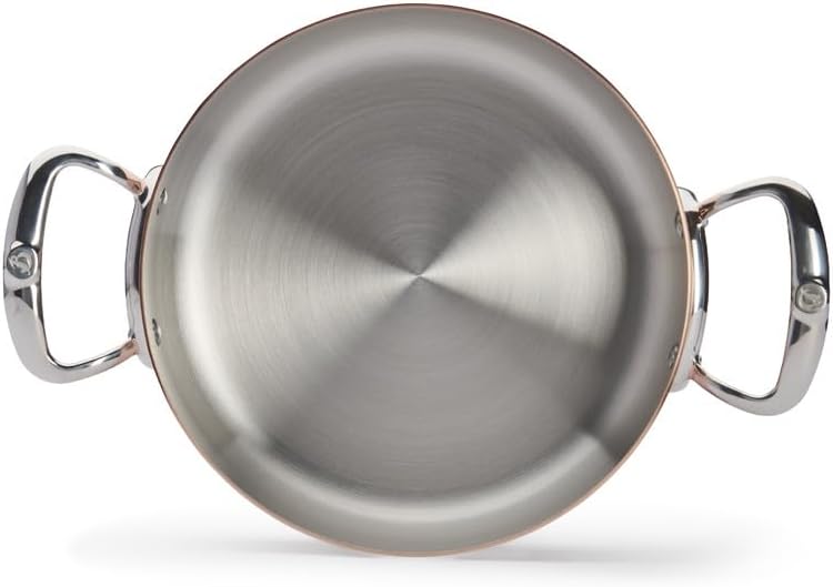 De Buyer Cuivre Garn INOX Bratentopf, Kupfer, braun, 24 cm