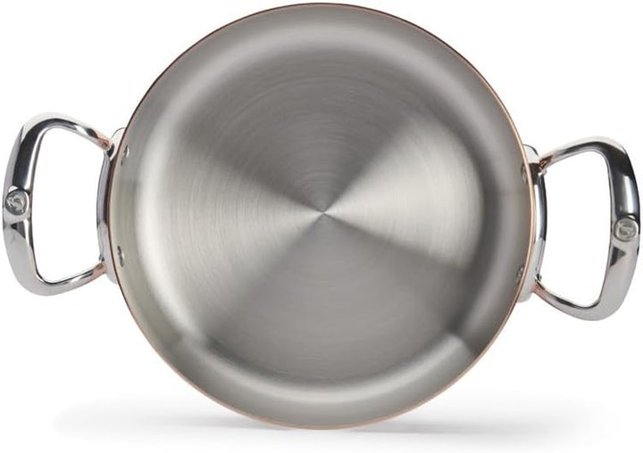 De Buyer Cuivre Garn INOX Bratentopf, Kupfer, braun, 24 cm