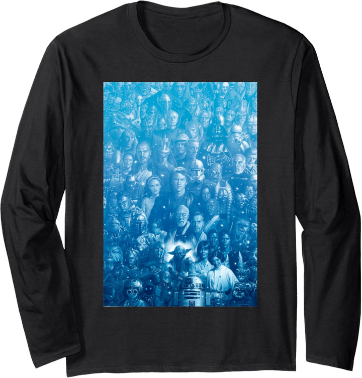 Star Wars Group Shot Ghostly Photo Langarmshirt