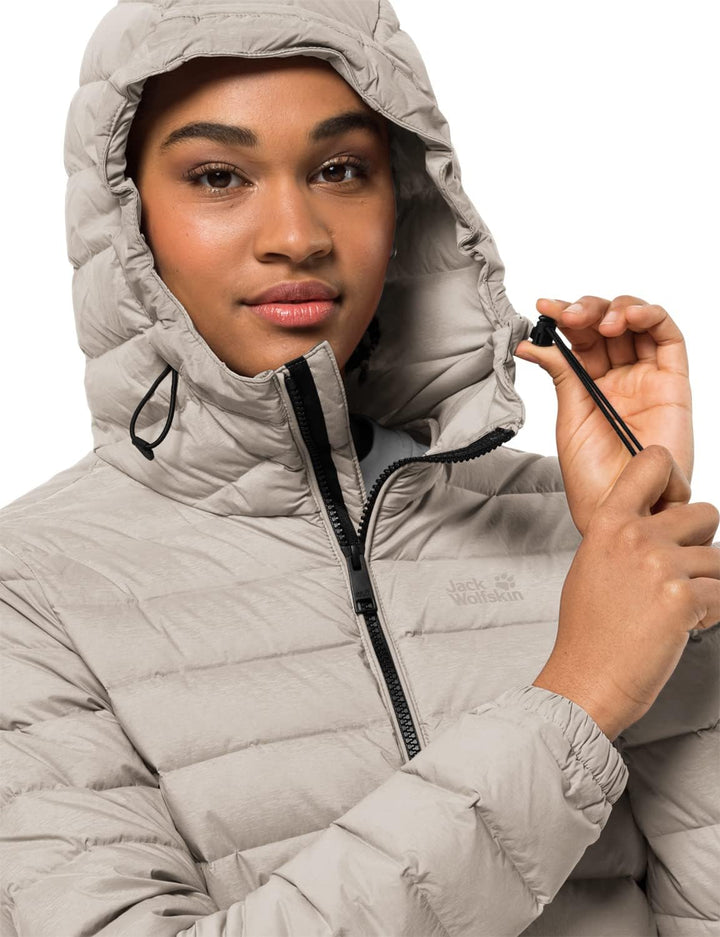 Jack Wolfskin Damen Glowing Mountain Coat W Coat S winter pearl, S winter pearl