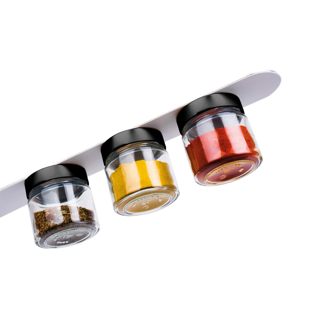 silwy® Feinkost-Magnetgläser 3er-Set (White & Classy 125ml)