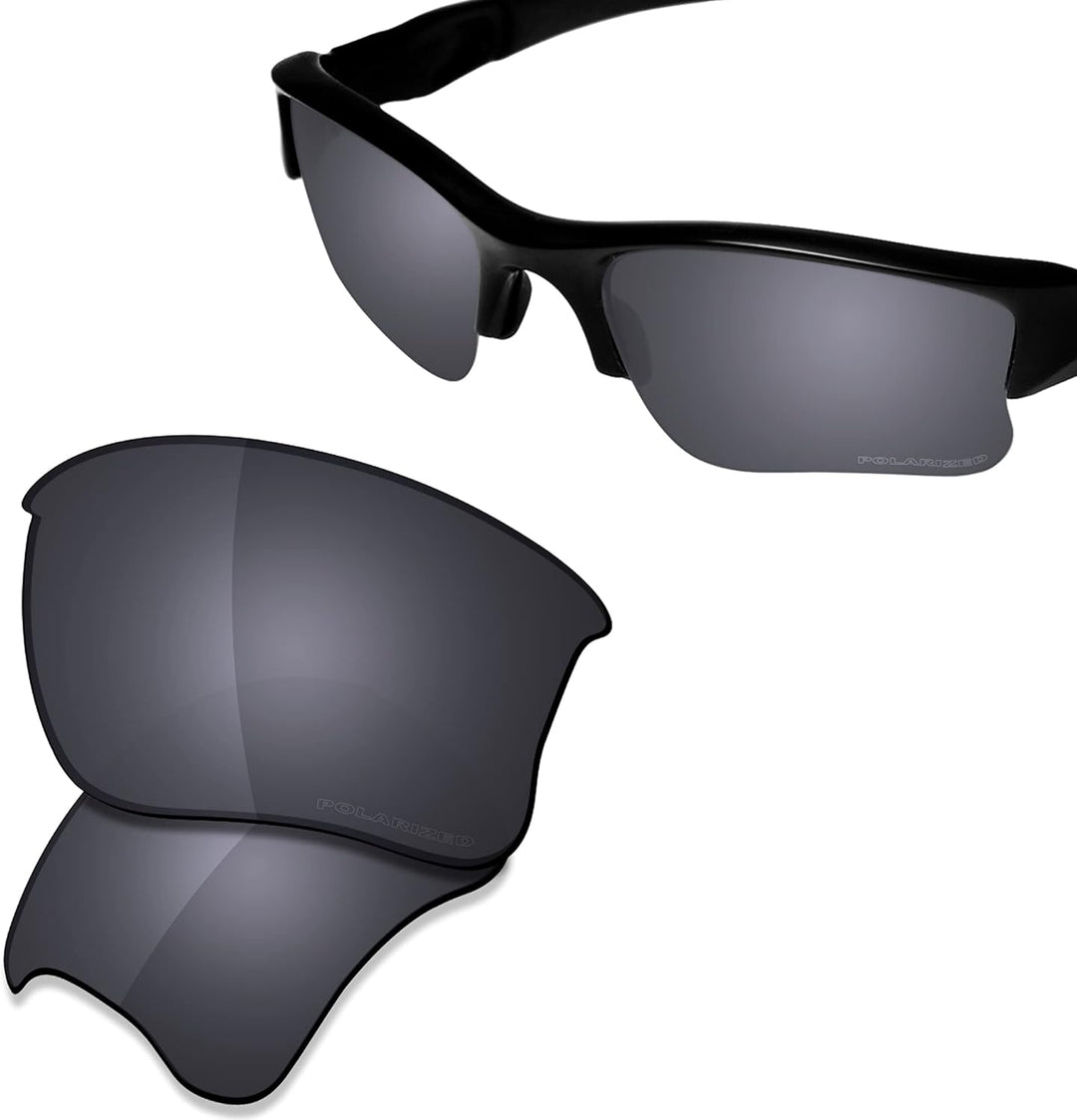 Saucer Premium-Ersatzgläser und Gummi-Kits für Oakley Flak Jacket XLJ OO9009 Sonnenbrillen High Defi