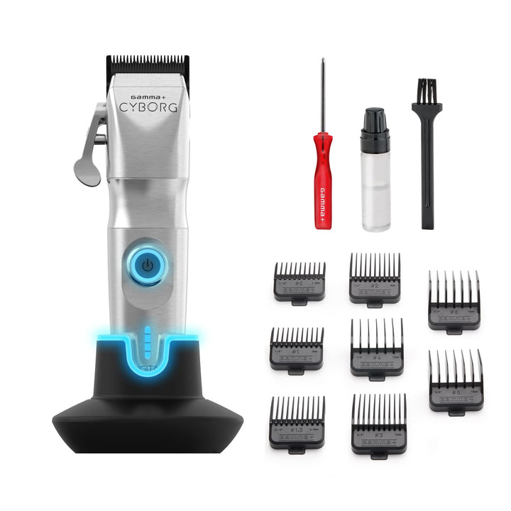 GAMMAPIU' Cyborg Professioneller Herren-Haarschneider, Clipper mit Bürstenlosen Motor, 200 Minuten A