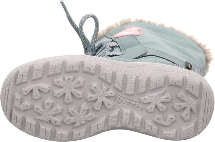 Superfit Mädchen Crystal Schneestiefel 25 EU Schmal Hellgrün Rosa 7500, 25 EU Schmal Hellgrün Rosa 7