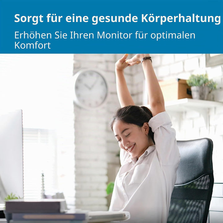 Kensington Extra breiter Monitorständer für Schreibtische. Grosser Computerständer/Monitorständer/Sc