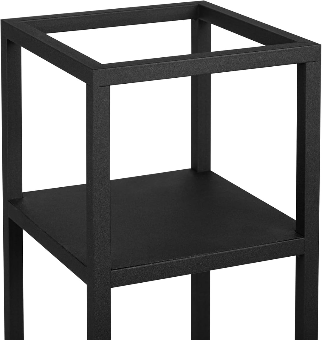 Blumenständer - Pflanzenständer aus Metall - 21x21x70cm - für Wohnzimmer, Küche, Büro - Loft, Indust