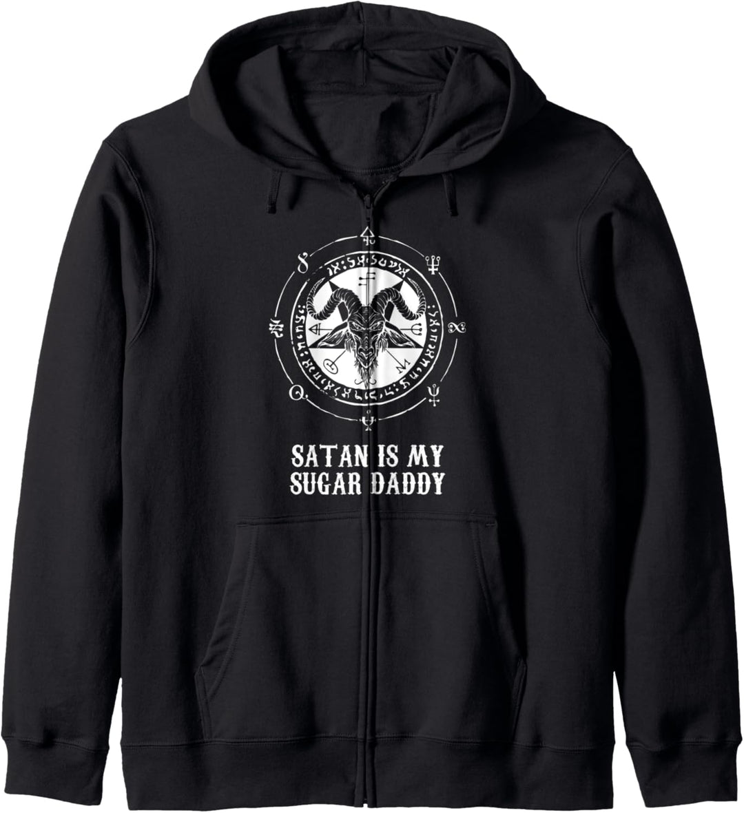 Satan Is My Sugar Daddy Satanic Dung Beetle Beelzebub Kapuzenjacke