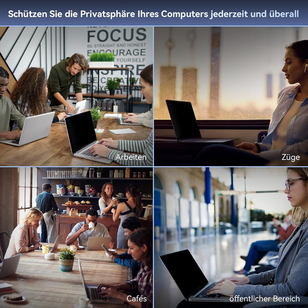 Magnetischer Blickschutzfilter Kompatibel Mit Apple MacBook Air 15 Zoll (2023 Release), Abnehmbar An