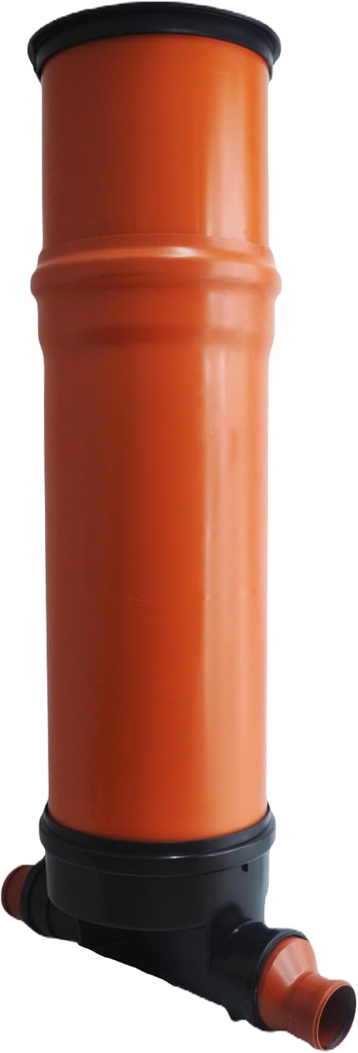 KG Kontrollschacht DN 400/2 x Anschlüsse160-125-110 Höhe 0,5m bis 2m Revisionsschacht Abwasserschach