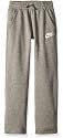 Nike Jungen Boy's NSW Club Open Hem Fleece Pant Fa18 Hose M Carbon Heather/White, M Carbon Heather/W