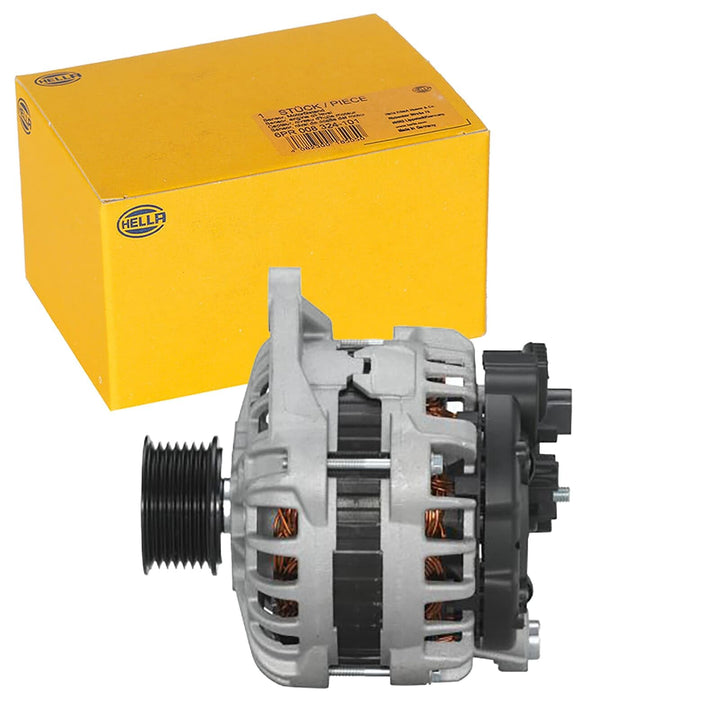 HELLA - Generator/Lichtmaschine - 14V - 110A - für u.a. Fiat Ducato Chassis (250_, 290_) - 8EL 011 7