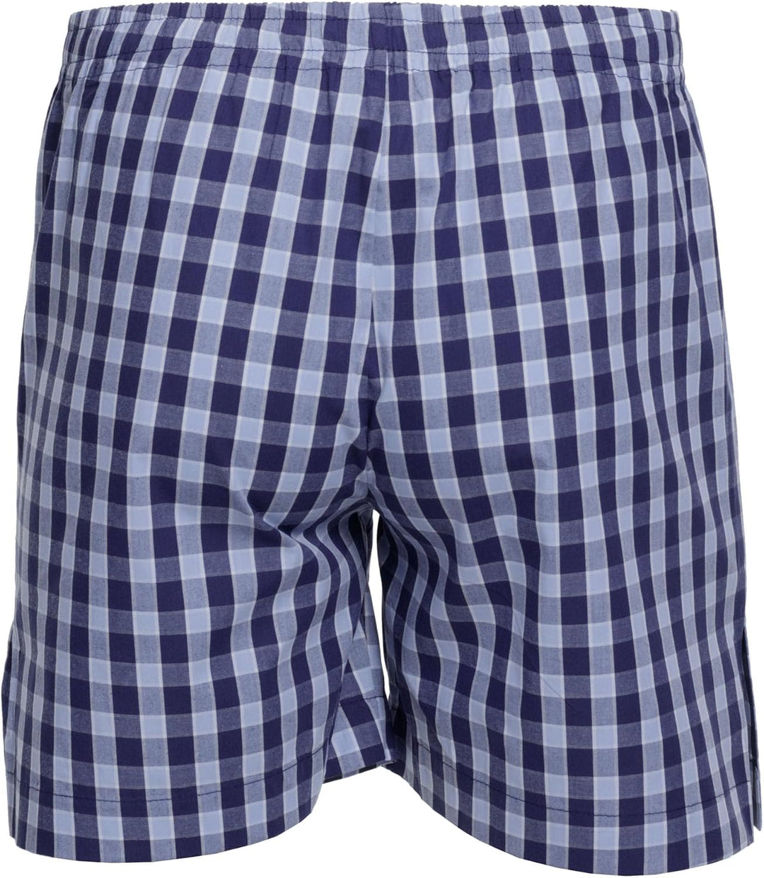 Revise RE-950 Kurzer Herrenpyjama - Schlafanzug für Herren - Pyjama – 100% Baumwolle, Blau Kariert