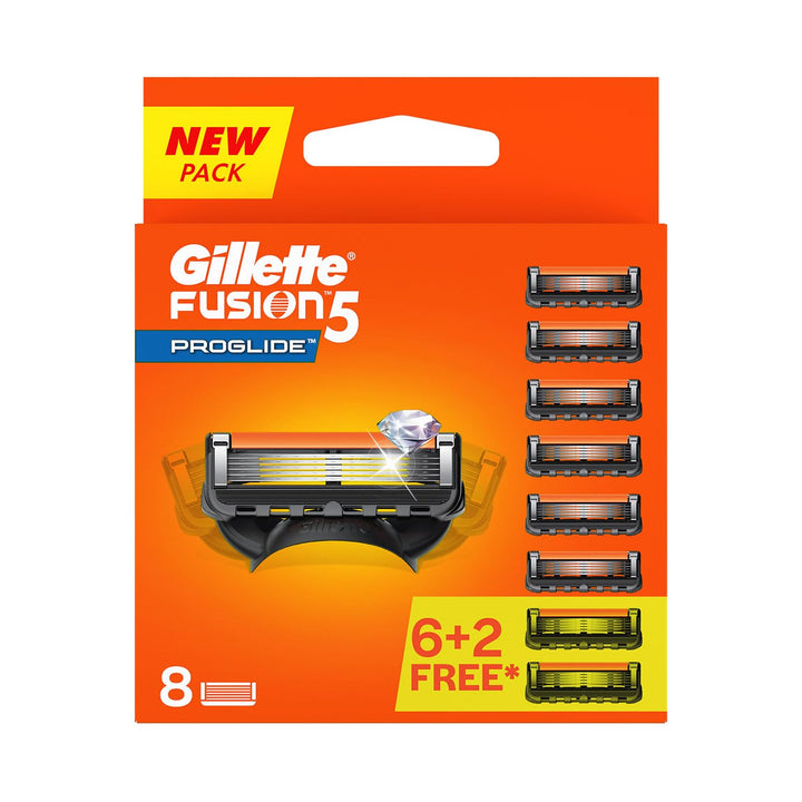 Gillette Fusion ProGlide (8 Blades) 8 Cartridge, 8 Cartridge