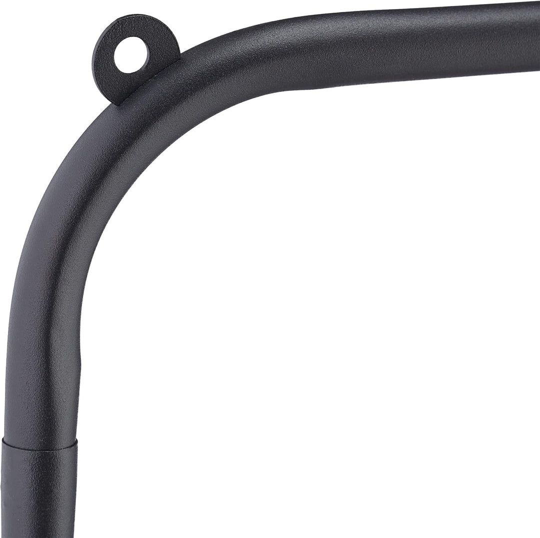 Relaxdays Kleiderständer Metall, mit Ablage, Schlafzimmer, Kleiderstange, HxBxT: 144 x 60 x 44 cm, f