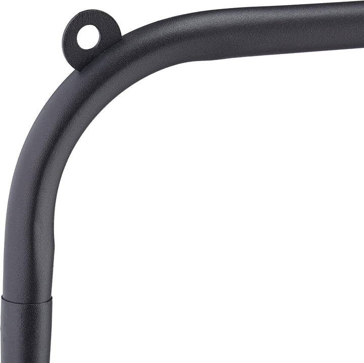 Relaxdays Kleiderständer Metall, mit Ablage, Schlafzimmer, Kleiderstange, HxBxT: 144 x 60 x 44 cm, f